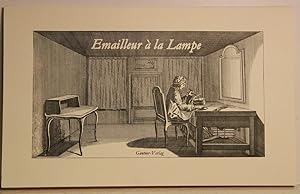 Emailleur a la lampe. Faksimiledruck aus der Enzyklopädie von Diderot et d'Alambert.