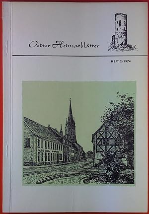Bild des Verkufers fr Oedter Heimatbltter, Heft 2 / 1974. Johannes Lipp: Parks und Grten an Oedter Herrenhuser und Villen; etc. zum Verkauf von biblion2