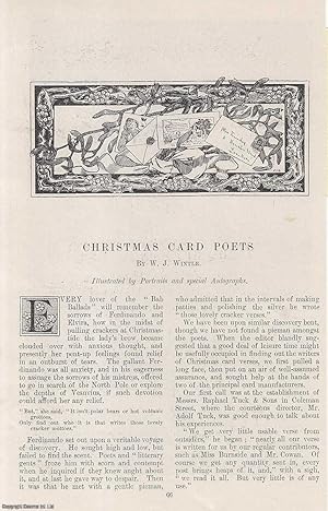 Seller image for Helen Marion Burnside ; Samuel K. Cowan ; Evan T. Keane ; Miss May Bateman & others : Christmas Card Poets. Illustrated by Portraits and Special Autographs. An original article from the Windsor Magazine, 1897. for sale by Cosmo Books