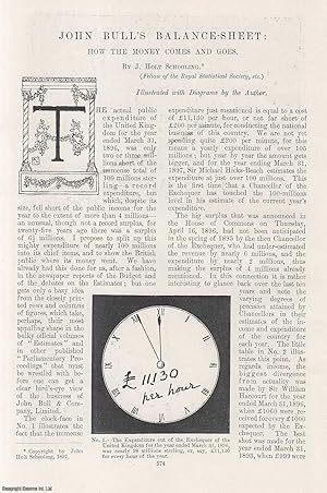 Imagen del vendedor de John Bull's Balance-Sheet : How The Money Comes and Goes. Public Expenditure. Illustrated with Diagrams by J. Holt Schooling. An original article from the Windsor Magazine, 1897. a la venta por Cosmo Books