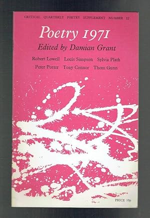 Seller image for Poetry 1971 for sale by Sonnets And Symphonies