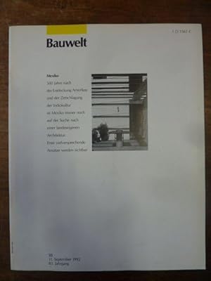 Bauwelt [Zeitschrift], Heft 35, 83. Jahrgang, 1992: Mexiko,
