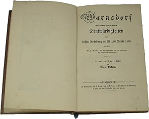 Warnsdorf mit seinen historischen Denkwürdigkeiten von dessen Gründung an bis zum Jahre 1850,