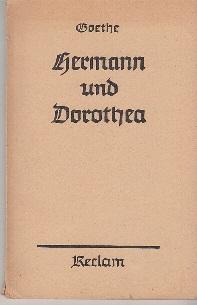 Imagen del vendedor de Hermann und Dorothea a la venta por Buchversand Joachim Neumann