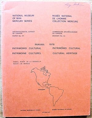 Panama 1978 Patrimonio Cultural, Patrimoine Culturel, Cultural Heritage