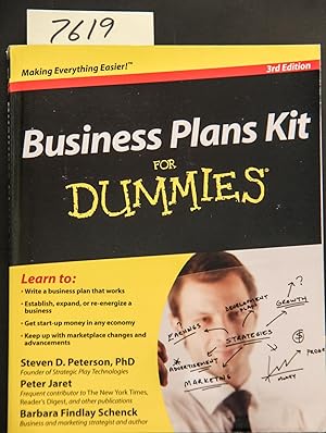 Seller image for Business Plans Kit for Dummies for sale by Mad Hatter Bookstore