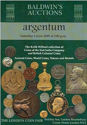 Baldwins June 2009 Ancient & World Coins of Wilford Collection, Tokens & Medals