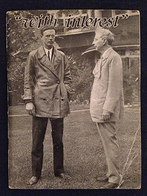 "with interest" Volume V, August, 1927, Number 3. Featuring Charles Lindbergh