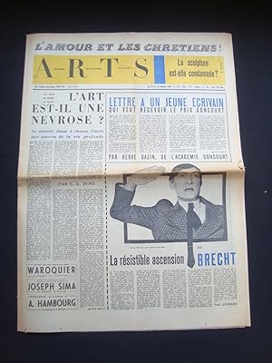 Imagen del vendedor de Arts - Lettres, spectacles, musique - N797 du 23 novembre au 29 novembre 1960 - a la venta por Le Livre  Venir
