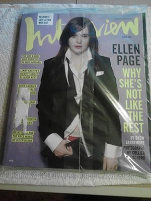 Imagen del vendedor de Interview [Magazine]; March 2008; Elliot Page on Cover [Periodical] a la venta por The Librarian's Books