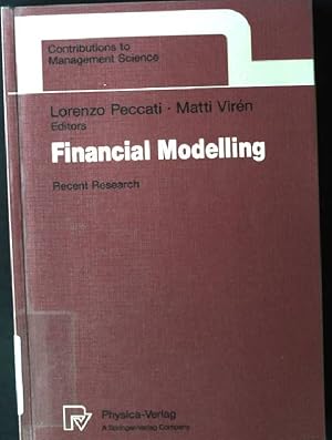 Imagen del vendedor de Financial Modelling: Recent Research Contributions to Management Science a la venta por books4less (Versandantiquariat Petra Gros GmbH & Co. KG)