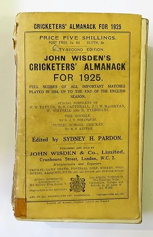 Immagine del venditore per John Wisden's Cricketers' Almanack For 1925 venduto da St Marys Books And Prints