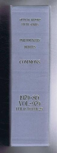 Parliamentary Debates (Hansard). Fifth Series - Vol. 979. House of Commons Official Report. Sessi...