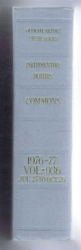 Parliamentary Debates (Hansard). Fifth Series - Vol. 936. House of Commons Official Report. Sessi...