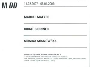 Seller image for Marcel Maeyer / Birgit Brenner / Monika Sosnowska (flyer) for sale by The land of Nod - art & books