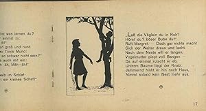 Kinder und Tiere. Schattenbilderbuch für kleine Leute. Bilder von Carus ( Arthur Krause )