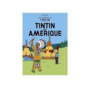 Image du vendeur pour Postal (postcard) portada Tintin en Amerique - Tintin en America (ref. #30071) mis en vente par EL BOLETIN