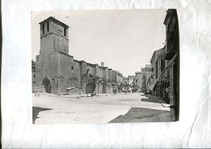 Seller image for Foto/Tarjeta: 1910-1930: Esglesia Vella de EEspluga de Francoli (Tarragona) for sale by EL BOLETIN