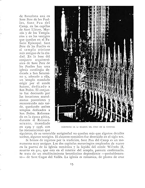Bild des Verkufers fr LAMINA 6321: Cresterias de la silleria del coro de la catedral de Barcelona zum Verkauf von EL BOLETIN