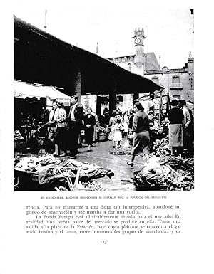 Bild des Verkufers fr LAMINA 6367: Granollers vendedores en La Porxada del s XVI zum Verkauf von EL BOLETIN