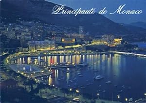 Bild des Verkufers fr POSTAL 57539: Principaute de Monaco Monte Carlo Vue generale nocturne zum Verkauf von EL BOLETIN