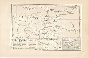 Image du vendeur pour LAMINA ESPASA 6488: Plano de la Mision de Tarahumara Mexico mis en vente par EL BOLETIN