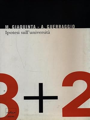 Bild des Verkufers fr Ipotesi sul'universita' zum Verkauf von Librodifaccia