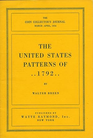 Image du vendeur pour United States Patterns of 1792 mis en vente par Charles Davis