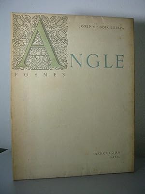 Imagen del vendedor de ANGLE. Poemes a la venta por LLIBRES del SENDERI