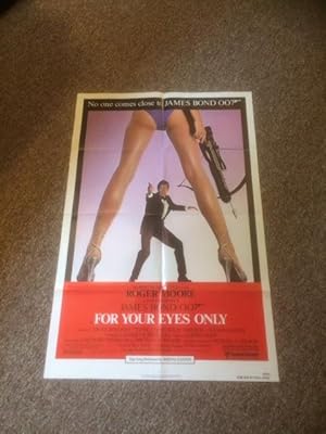 For Your Eyes Only - Original Movie Poster - 27" x 41"