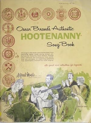 Seller image for Oscar Brand's Authentic Hootenanny Song Book For Guitar. for sale by Lost and Found Books