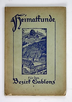 Seller image for Heimatkunde des Bezirkes Cablonz. Band 4. for sale by Antiquariat Steffen Vlkel GmbH