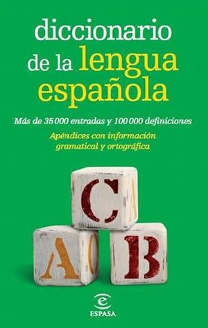 Imagen del vendedor de Diccionario de la lengua espanola (Diccionario Espasa) a la venta por AHA-BUCH