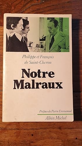Seller image for Notre Malraux for sale by AHA BOOKS