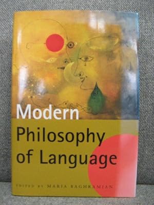 Bild des Verkufers fr Modern Philosophy of Language zum Verkauf von PsychoBabel & Skoob Books