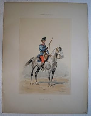 Armée Francaise. Infanterie Légeére D Afrique Original Farblithographie von Eug. Titeux.