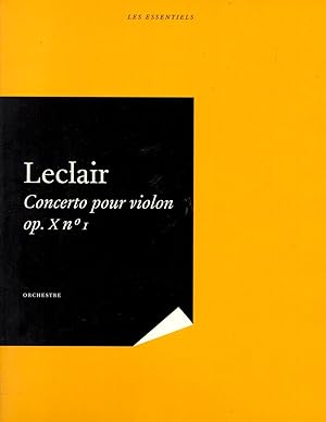 Seller image for Leclair Concerto Pour Violin Op. X No. 1 for sale by Book Booth