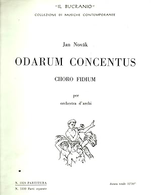 Imagen del vendedor de Odarum Concentus Choro Fidium per Orchestra d'Archi a la venta por Book Booth