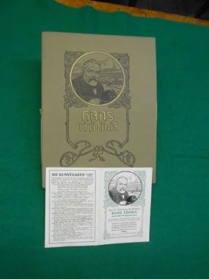 Hans Thoma. Ein Buch seiner Kunst mit einer Einleitung von Wilhelm Kotzde. Herausgegeben von der ...