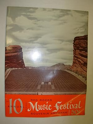 10th Annual Red Rocks Music Festival Souvenir Program [1956]