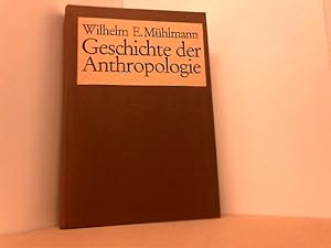 Bild des Verkufers fr Geschichte der Anthropologie. zum Verkauf von Antiquariat Uwe Berg