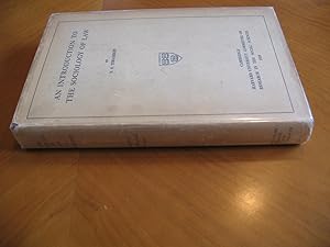 An Introduction To The Sociology Of Law (First Edition 1939)