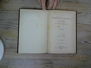 Imagen del vendedor de Die Tragdien des Sophokles. Zum Schulgebrauche, mit erklrenden Anmerkungen versehen. Zweites Bndchen: Oedipus Tyrannos. a la venta por Antiquariat Bookfarm