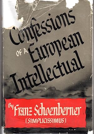 Image du vendeur pour Confessions of a European Intellectual mis en vente par Dorley House Books, Inc.