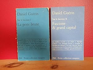 2 volume; Sur le facisme 1 et 2, La peste brune & Facisme & grand capital