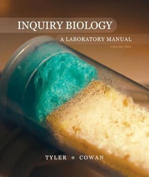 Imagen del vendedor de Inquiry Biology. Vol.2 : A Laboratory Manual a la venta por AHA-BUCH