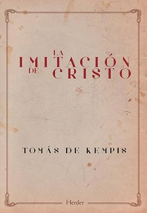 Seller image for La imitacin de Cristo for sale by Imosver