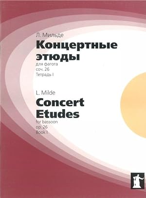 Concert Etudes for Bassoon. Op. 26. Vol. I