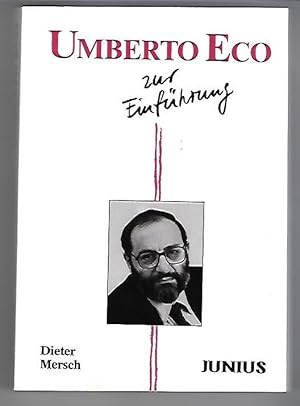 Bild des Verkufers fr Umberto Eco zur Einfhrung. zum Verkauf von Versandantiquariat Boller