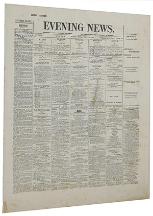 EVENING NEWS. [Facsimile edition, in reduced format]. No. 13,741, Sydney, Friday, June 23, 1911